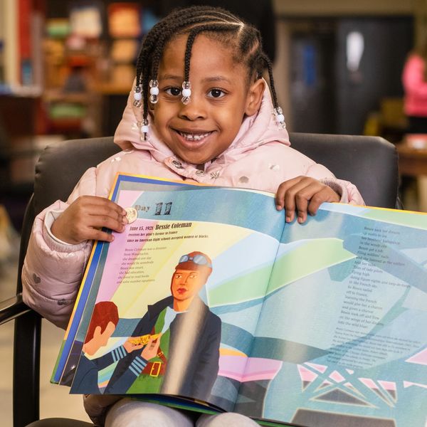 Girl with Book