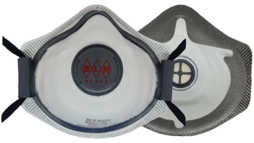 BLN BM PRO X Maske, CE belgeli FFP2-FFP3 koruma sağlar, tam contasıyla yüksek sızdırmazlık sunar.
