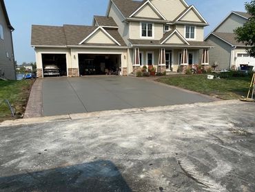 Finished picture of driveway video
