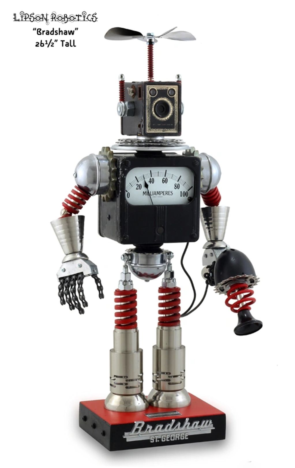 Bradshaw, 2025
Found object assemblage Approx. 26.5 inches tall
$3495