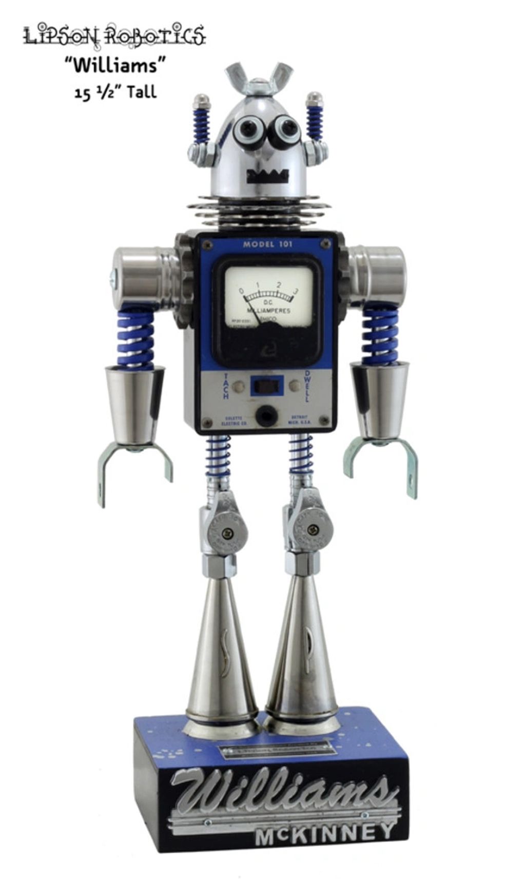 Williams, 2025
Mixed found object assemblage
15.5 x 6.5 x 4 in (39.37 x 16.51 x 10.16 cm)
$1,595