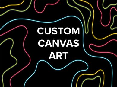 Custom canvas art. 