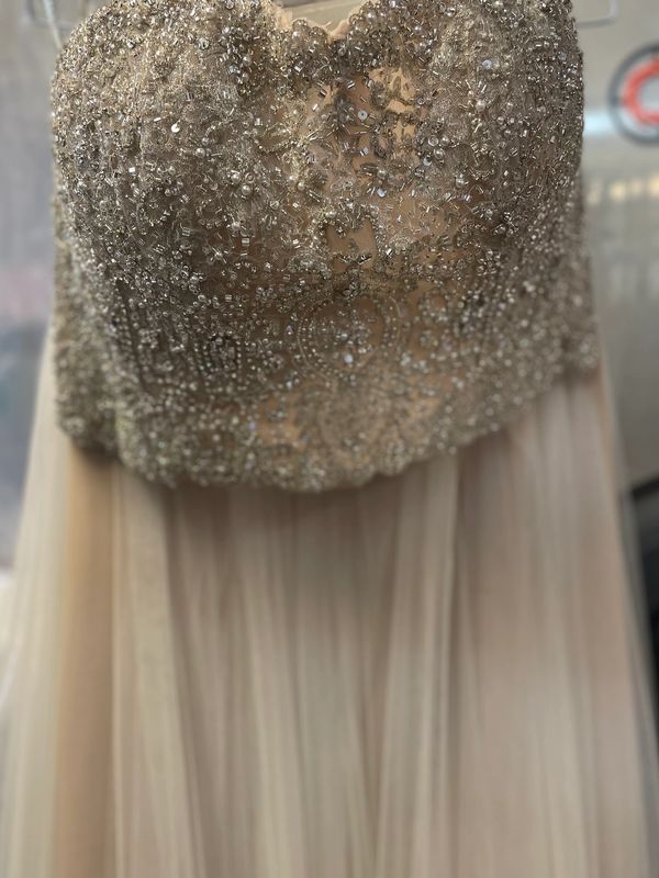 Delicate wedding dress