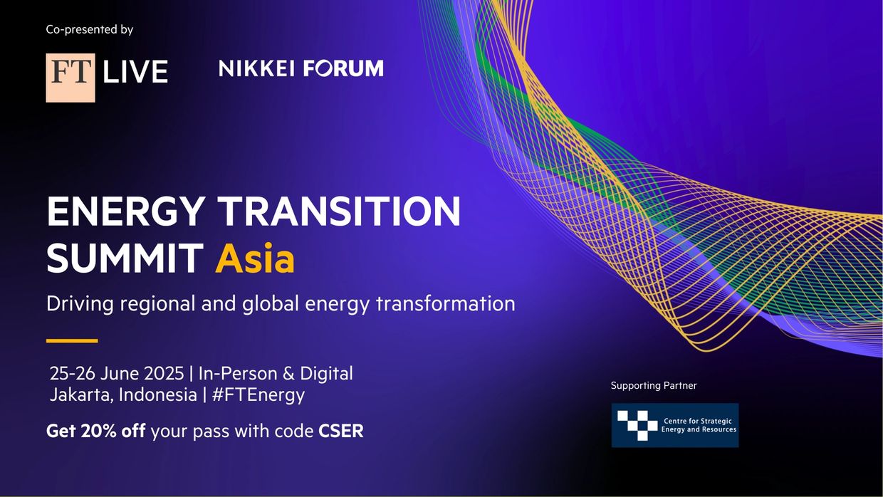 Energy Transition Summit Asia 2025 in Jakarta, driving global energy transformation.