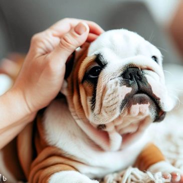 English bulldog puppy