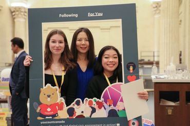 Faye Ying and Two Canadian microgrant recipients