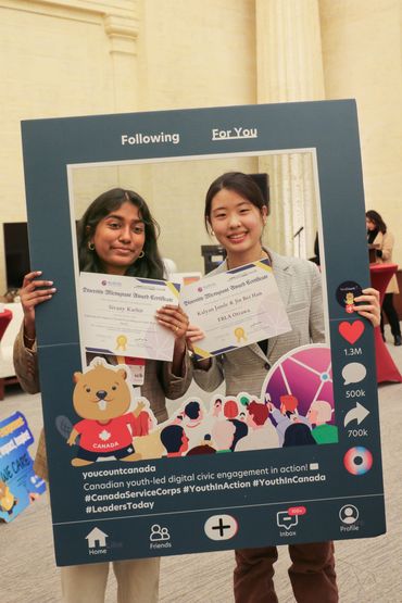 Two Canadian microgrant recipients