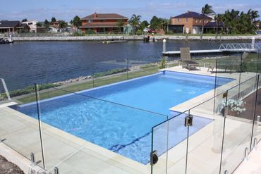 Travertine Pool Surrounds in Patterson Lakes