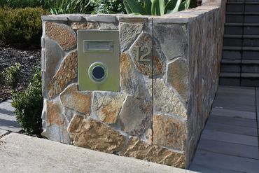 Stone Work with Letterbox in Beaconsfield