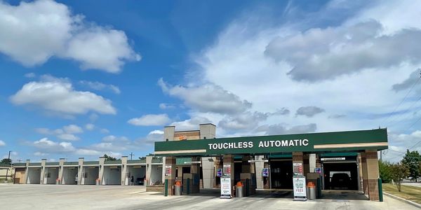 Exterior of Robert Brogden's Olympic Car Wash