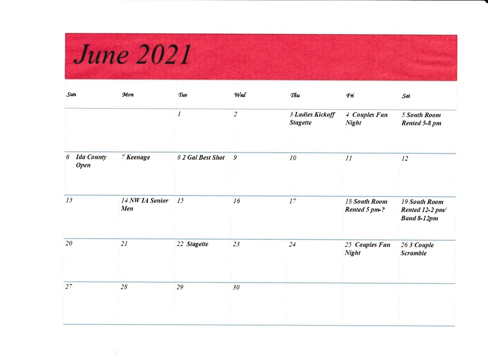 Calendar Calendar