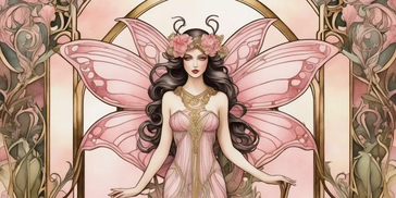 Art Deco Fairies Glass Placemat