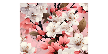 A blossom Glass Table Placemat