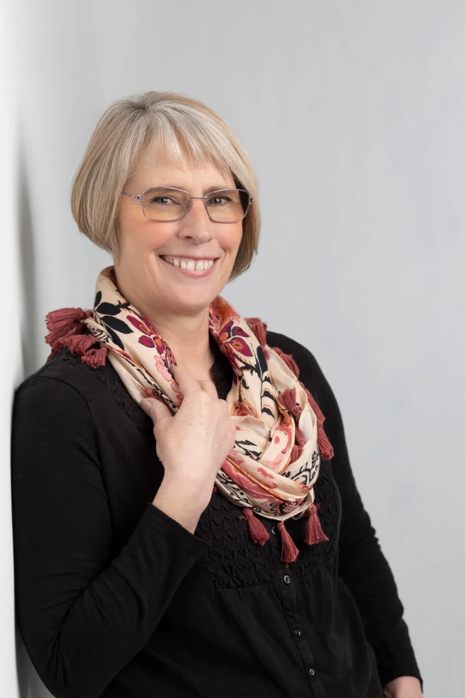Photo of Ellen Whalen standing.