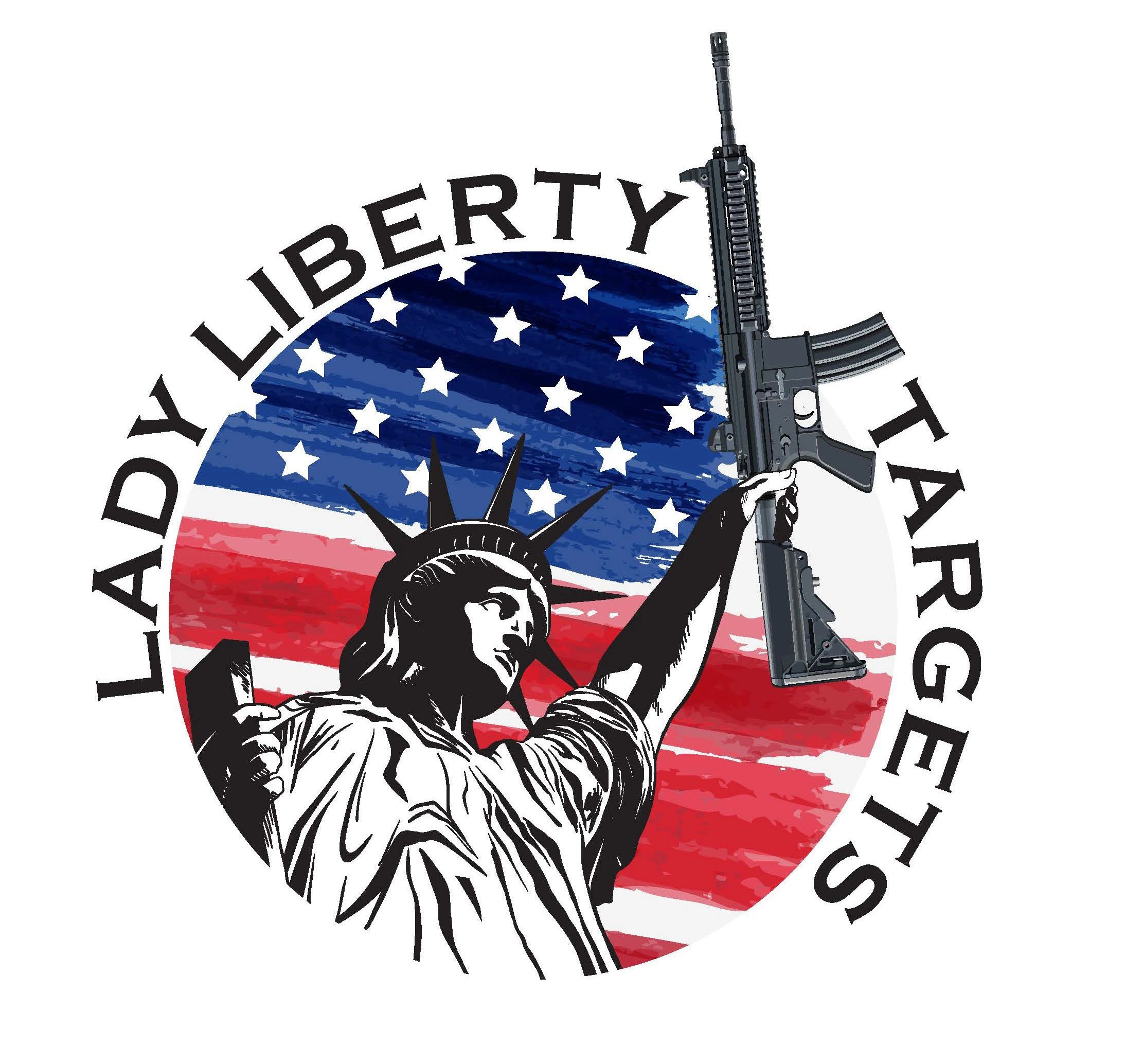 Statue Of Liberty Rifle - 2nd Amendment V-Neck T-Shirt - Unisex Gun Rights Apparel