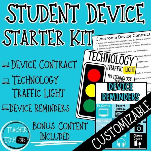 student device starter kit resources to launch classroom technology
