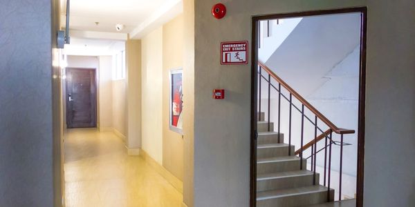A safe passage down the hall way to the fire exit