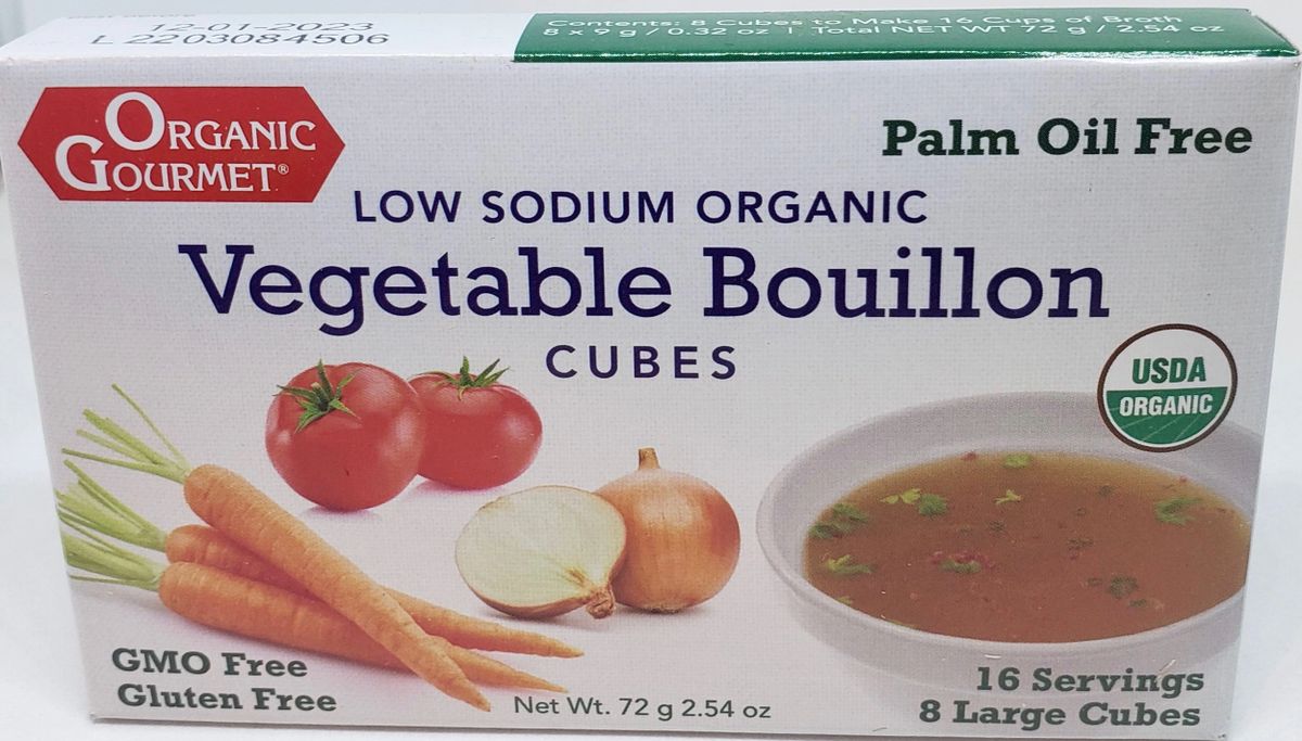 Organic Low Sodium Vegetable Bouillon Cubes Overstock Special Discount!