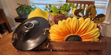 Wooden handcrafted items.