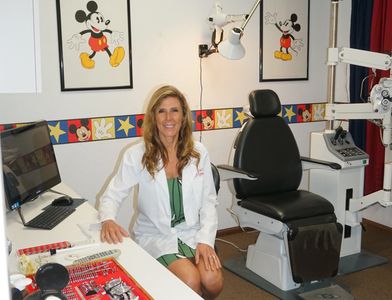 Dr. Atie brings a little Disney magic to her pediatric eye exams!