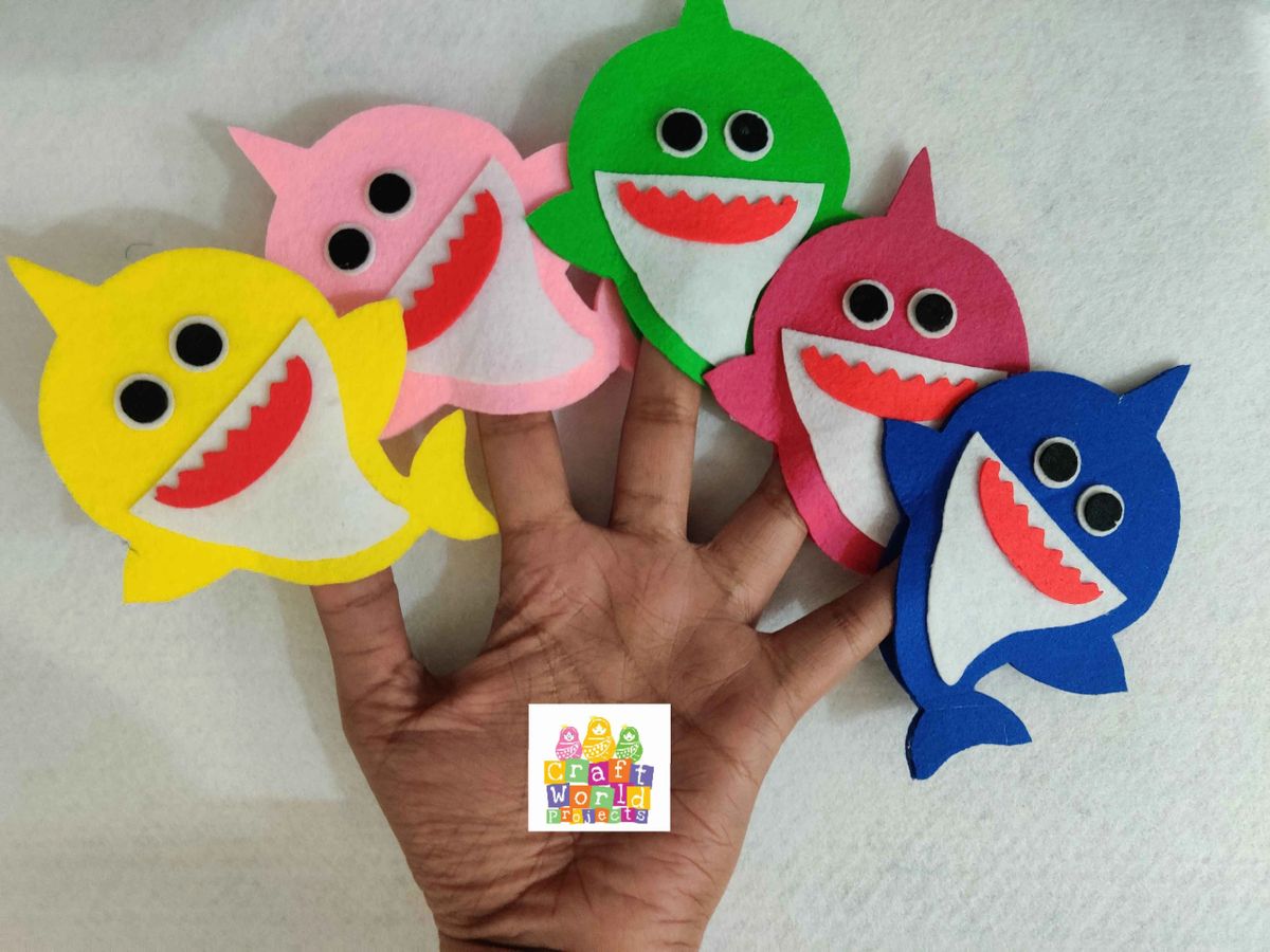 Baby Shark Finger Puppets