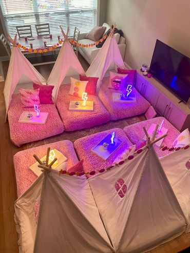 indoor tents glamping