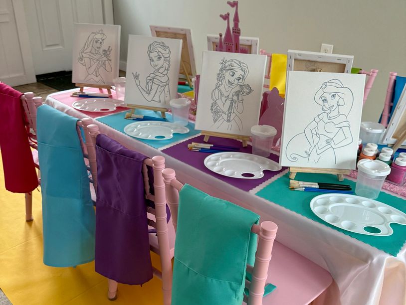 Canvas paint party