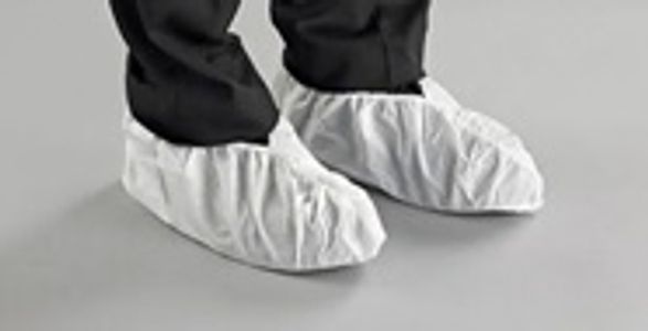 DuPont Tyvek cleanroom white overshoes, elasticated, low lint