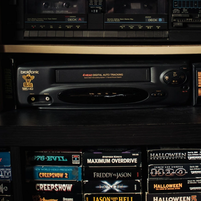VCR Player with VCR Tapes