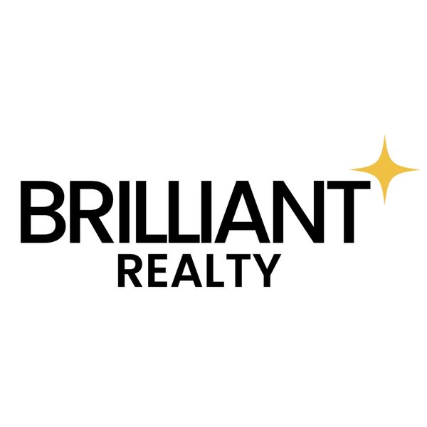 Logo for Brilliant Realty with a shining star symbol.