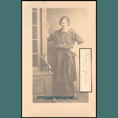Original Family Heirloom

Evelyn L. Carbine  age 18 

Vintage Photograph