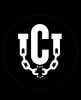Monogram logo with letters C and T connected by a chain.