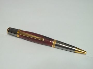 24kt gold and black titanium nitride sierra with unknown resin barrel.