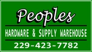 Peoples Hardware 
and Supply Warehouse