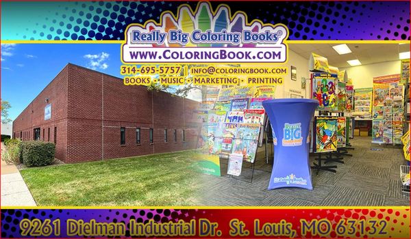 Founded in 1988 Really Big Coloring Books is the owner of StLouisGraphics.com