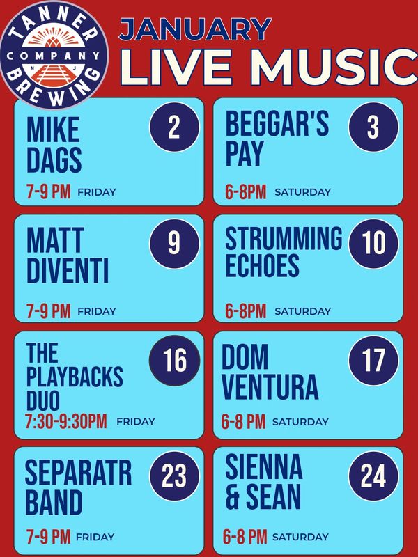 Live Music at Tanner Brewing 
