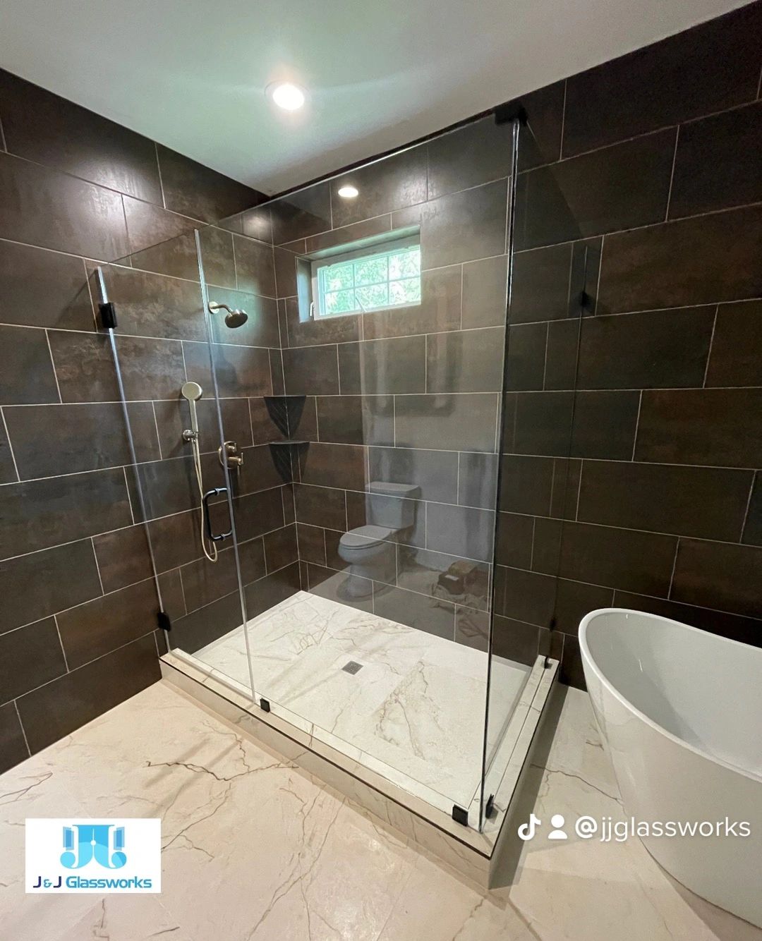 Custom Shower Doors, Frameless Glass Shower Doors, Shower Doors - J&J ...
