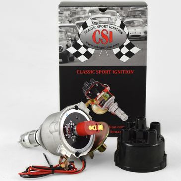 Fully electronic ignition built in an original looking housing.
CSI is a further development of the 