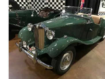 My friend ED Flax 1950 MG  TD, with a Marshall-Nordic J75 Supercharger  & Abingdon Performance Rolle