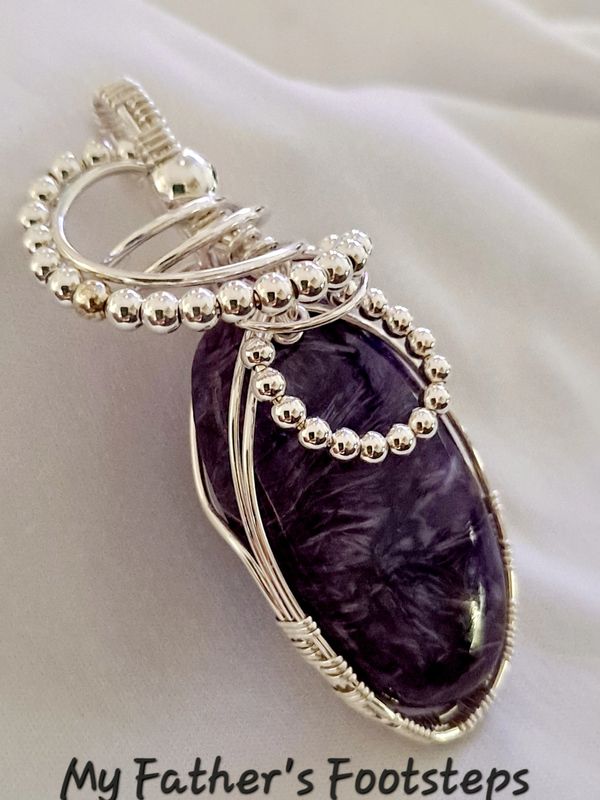 Charoite in Sterling Silver 