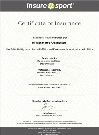 Personal Trainer
Insurance
