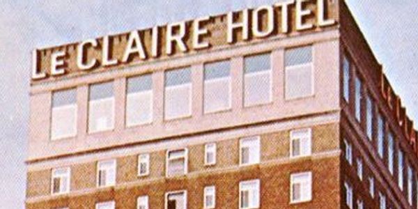 Roofline of the LeClaire Hotel