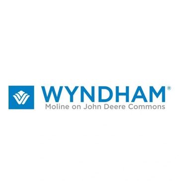 Wyndham Moline on John Deere Commons logo