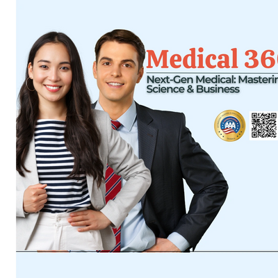 Medical 360 program banner: Medical Affairs training and upskilling program combining science and business in pharma education