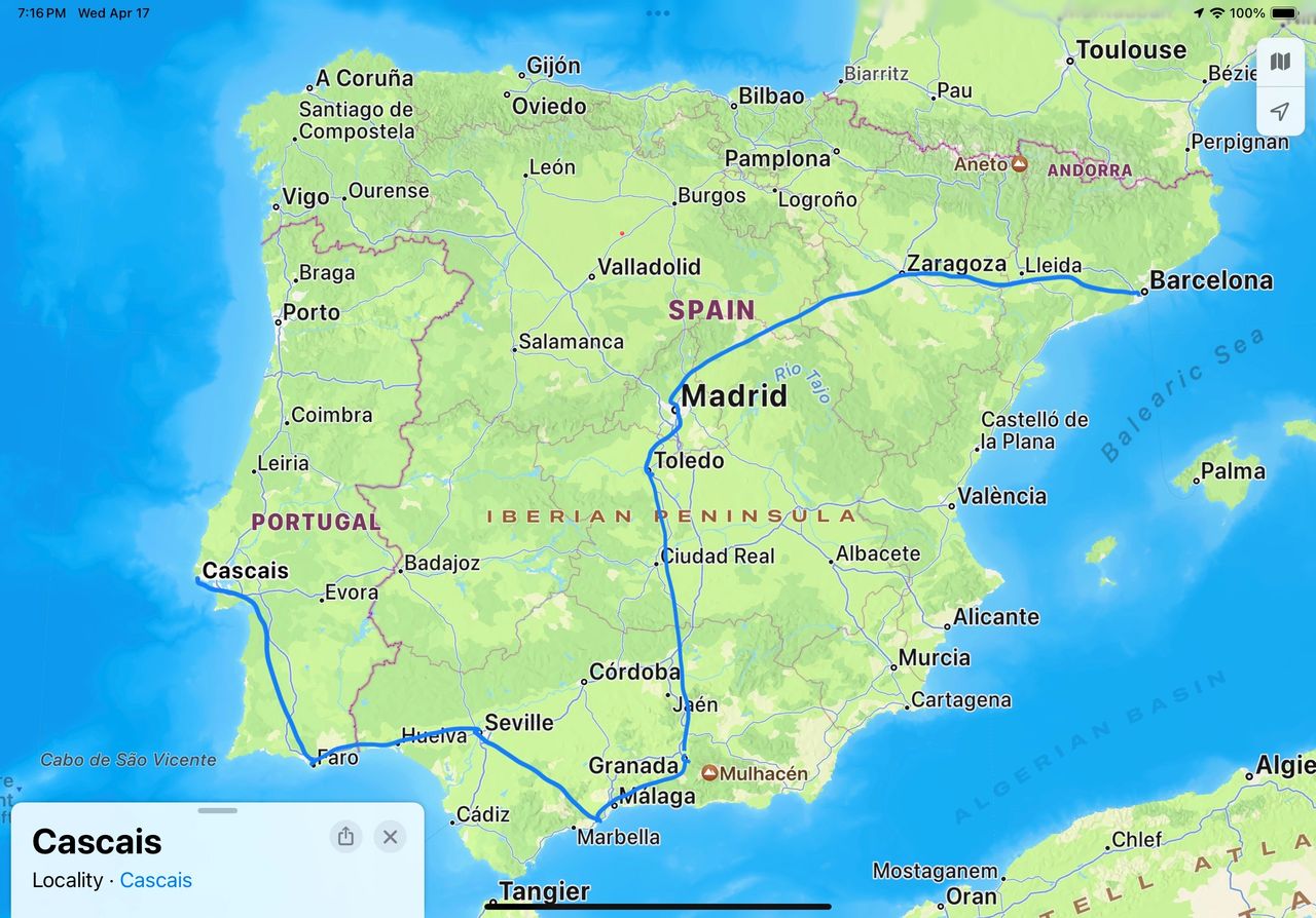 伊比利亚半岛自驾游（6）葡萄牙滨海小镇- 卡斯卡伊斯Cascais