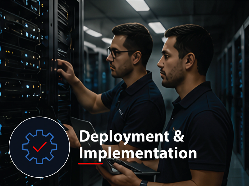 ✅ Installation and configuration

✅ System testing and validation

✅ Clean, reliable go-live execution