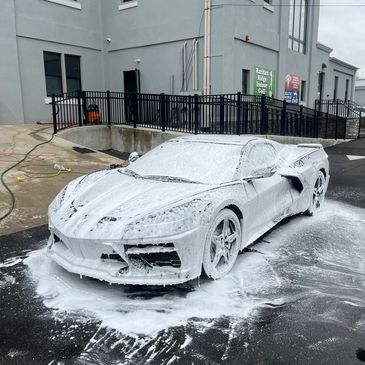 corvette c8 foam cannon