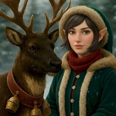 Santa's Reindeer Trainer & Prancer. Prancer helps pull Santa's sleigh across PA, New Jersey, and DE.