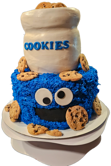 Cookie Monster Cake