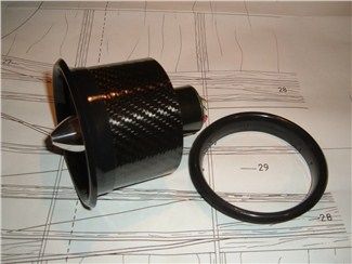 Inlet Rising Ring Jetfan 90mm Inlet Ring, Molded Plastic